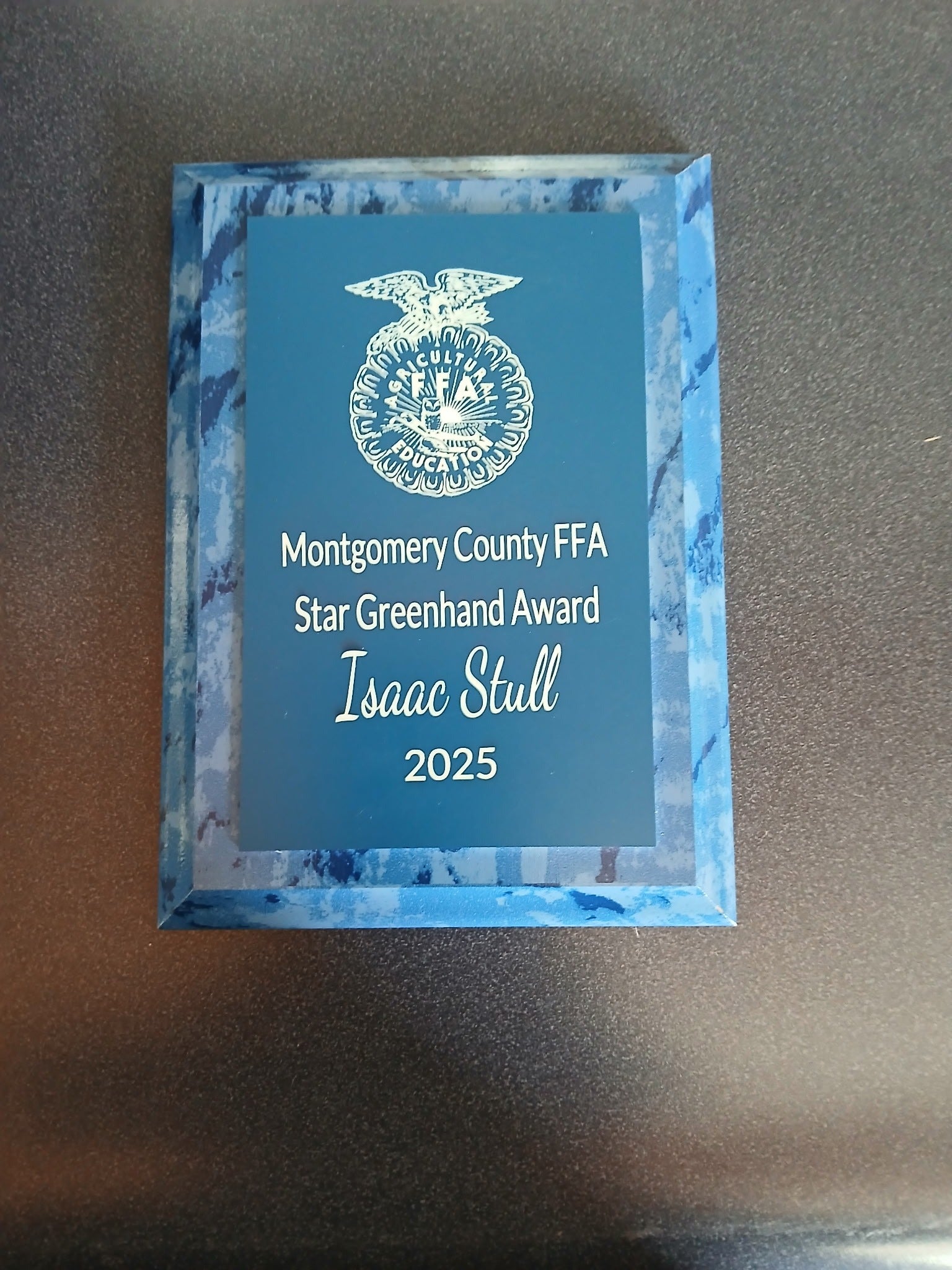 Insert Award Plaque