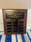 Full-Plate Award Plaque